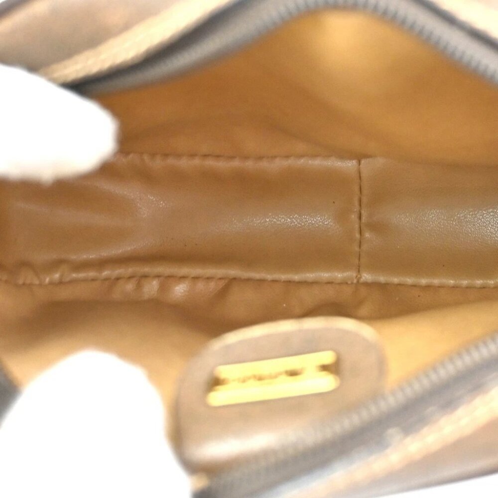 GUCCI GG Pattern Sherry Line Mini Shoulder Bag PVC Leather Beige Brown - Picture 14 of 14